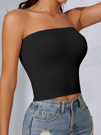 [Seamless Strapless Bra] 2pcs Set of Comfortable and Seamless Strapless Bra for Women | No Trace, Anti Exposure, Chest Wrapping
