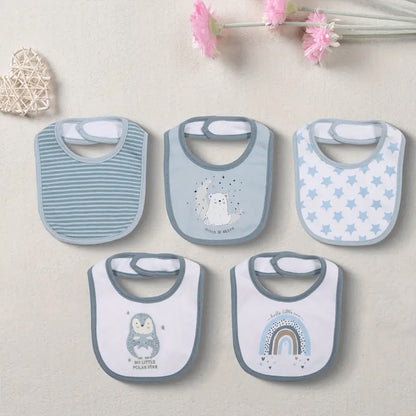Baby Bib Set - Soft Absorbent Multipack Style 9973
