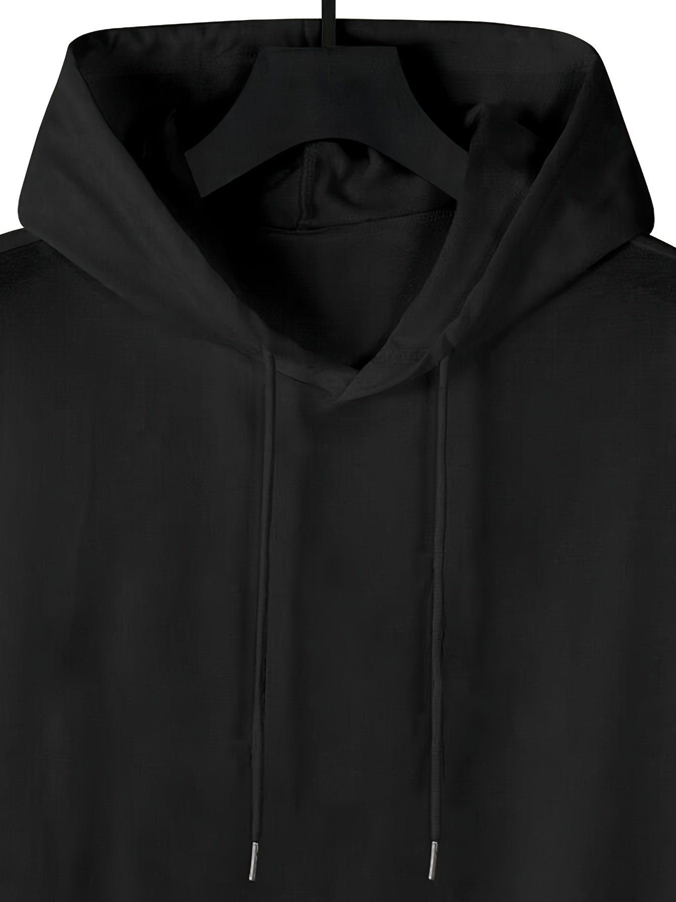 Plus Size Men'S Hooded Tank Top Summer, Beas Print Design, Sleeveless, Hooded, Gym, Casual, Fashionable, Breathable, Polyester Fabric, Workout Apparel