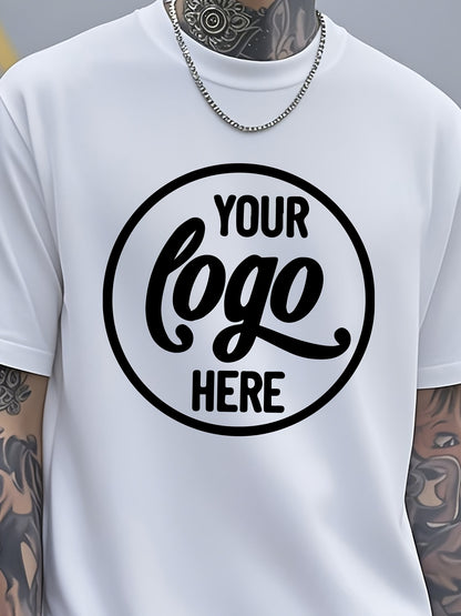 Custom T-Shirts for Men/Women, Design Your Own T-Shirts And Add Text/Picture/Logo, Pure Round Neck Short Sleeves, Personalized Short Sleeves, Gifts for Her, Valentine'S Day Gifts, Mother'S Day Gifts, Graduation Season Gifts