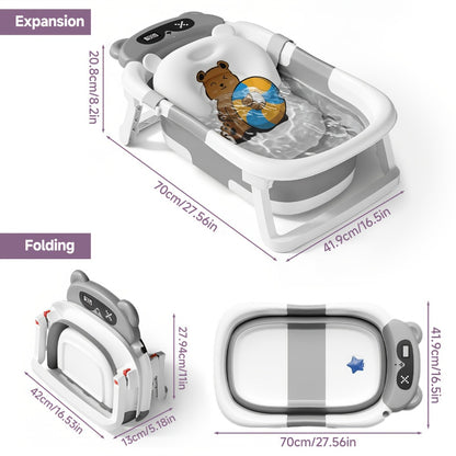 Baby Bathtub - Portable Foldable Travel Soft