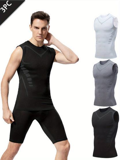 Men's Solid Color Tank Top - Sleeveless 016869