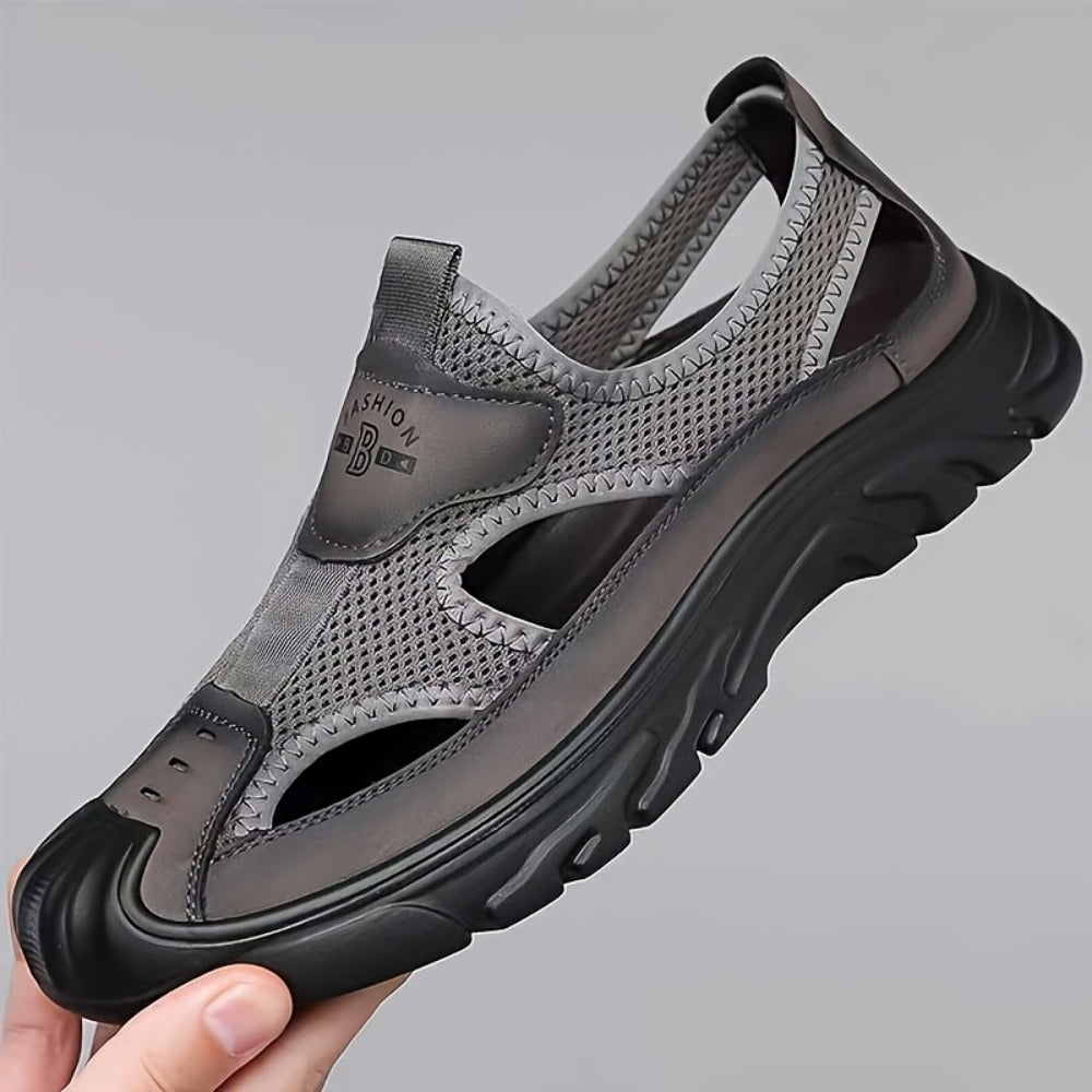 Men's Quick-Dry Slip-On Water Shoes - Shock-Absorbing Insole and PU Outsole