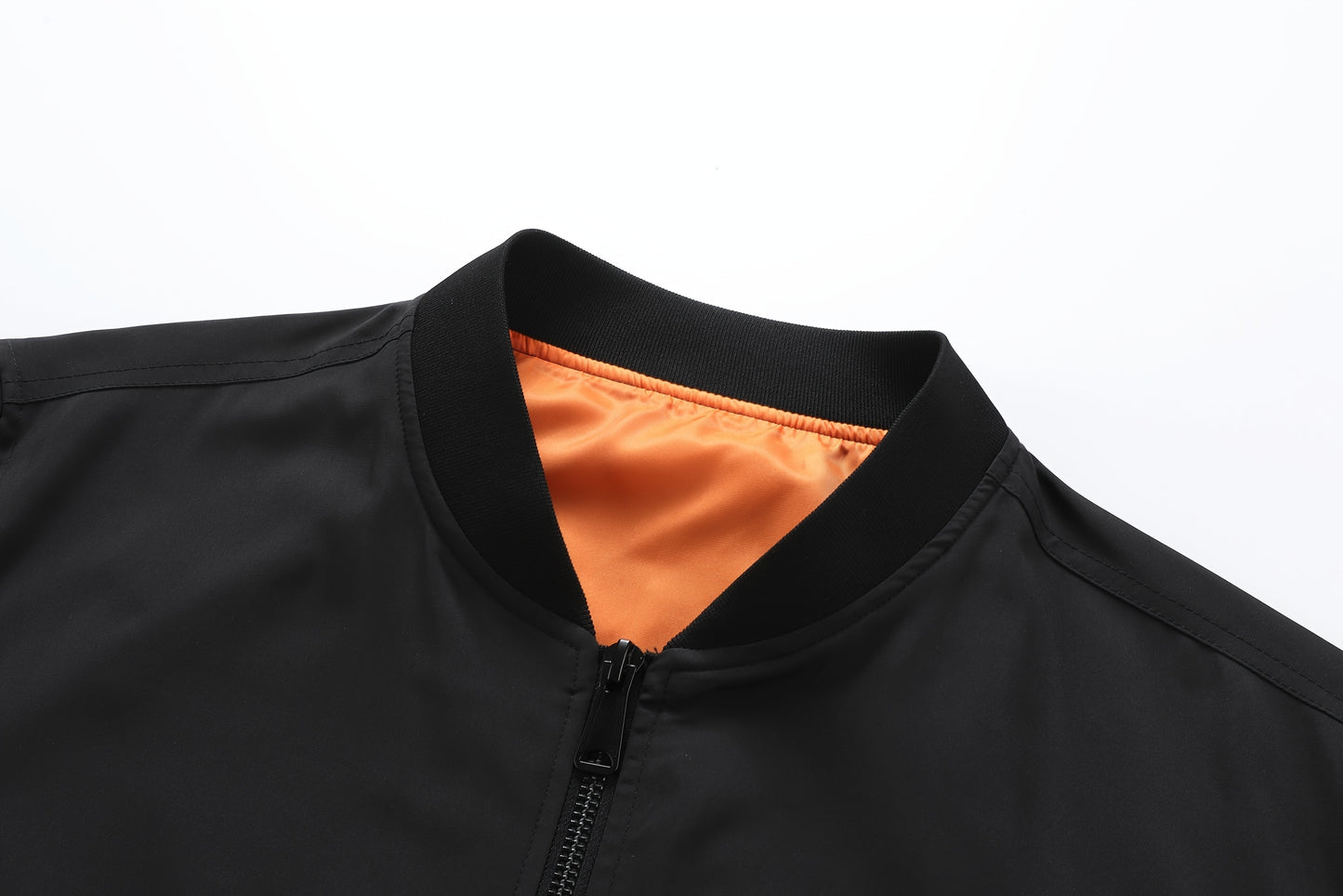 Men's Plus Size Windbreaker Jacket with Zip Closure And Baseball Collar, Casual Street Style, PLUS SIZE