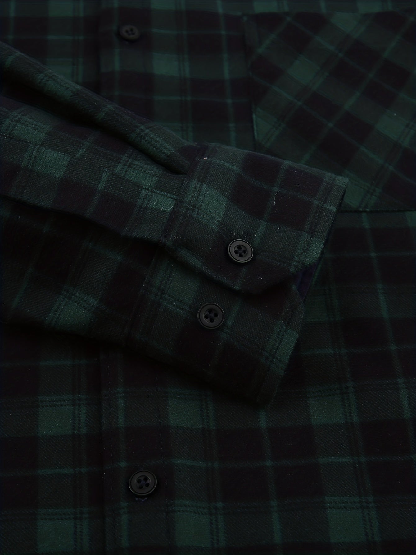 Men'S Heavyweight Long Sleeve Shirt - Thick Winter Jacket with Button Front Placket, Navy Blue & Brown Plaid, Formal & Casual Button-Up Blouse for Office, Outdoor, Everyday - Classic Button-Up Shirt for Men, Winter Jacket, Outdoor Clothing