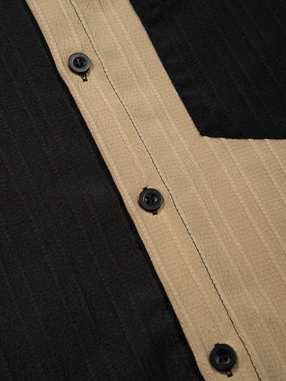 Men's Black + Blue Polyester Shorts - product view 20