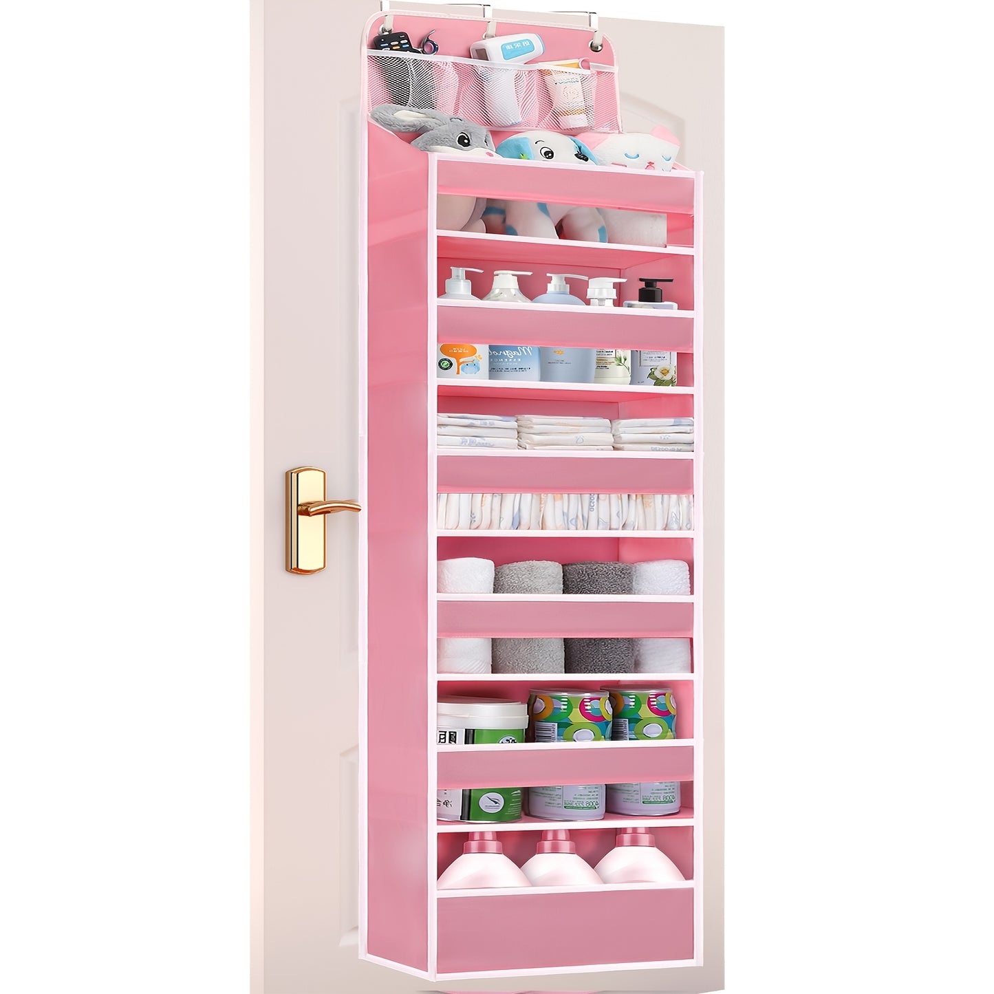 Nursery Door Organizer - 6-Pocket Diaper Storage