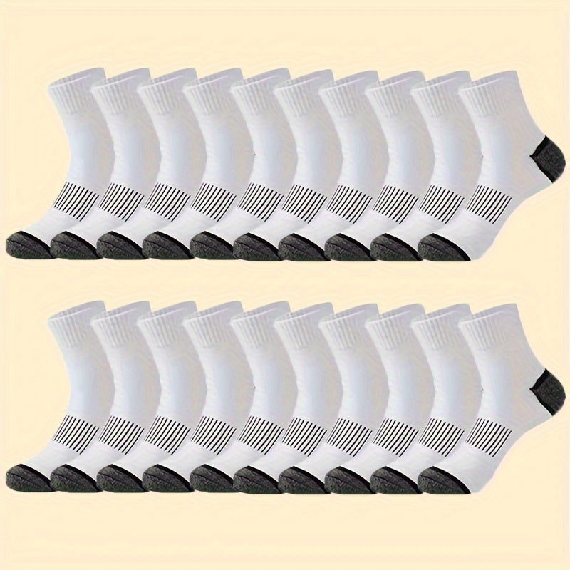 Men's Athletic Crew Socks - 50-Pair Pack