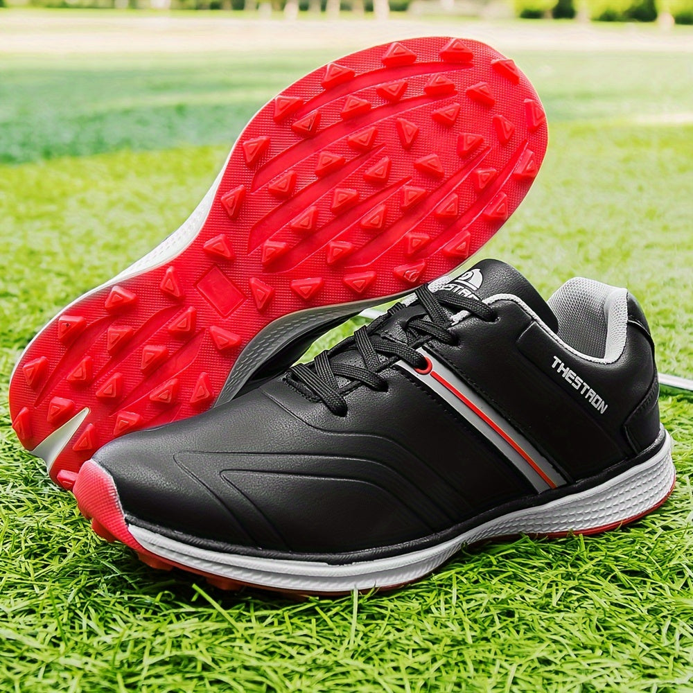 Professional Men'S Golf Shoes, Comfortable Golf Training Sneakers For All Seasons Outdoor