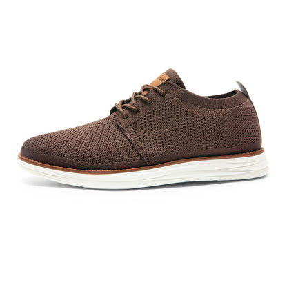 Bruno Marc Men's KnitFlex Breeze Mesh Sneakers Oxfords Lace-Up Lightweight Casual Walking Shoes