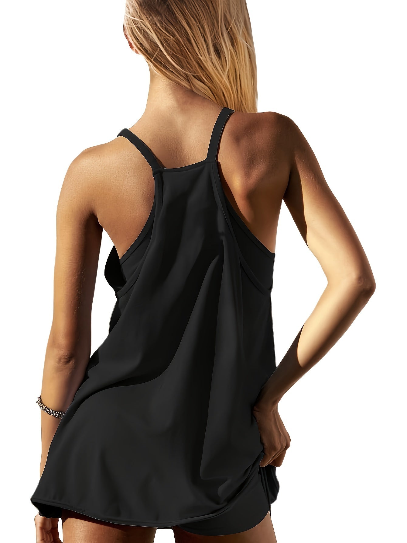Women'S Fashion Trendy Pleated Pants Hundred Irregular Thin Shorts Mini Dress Fitness Tennis Activity Sports Casual Wear Built-In Shorts for Women