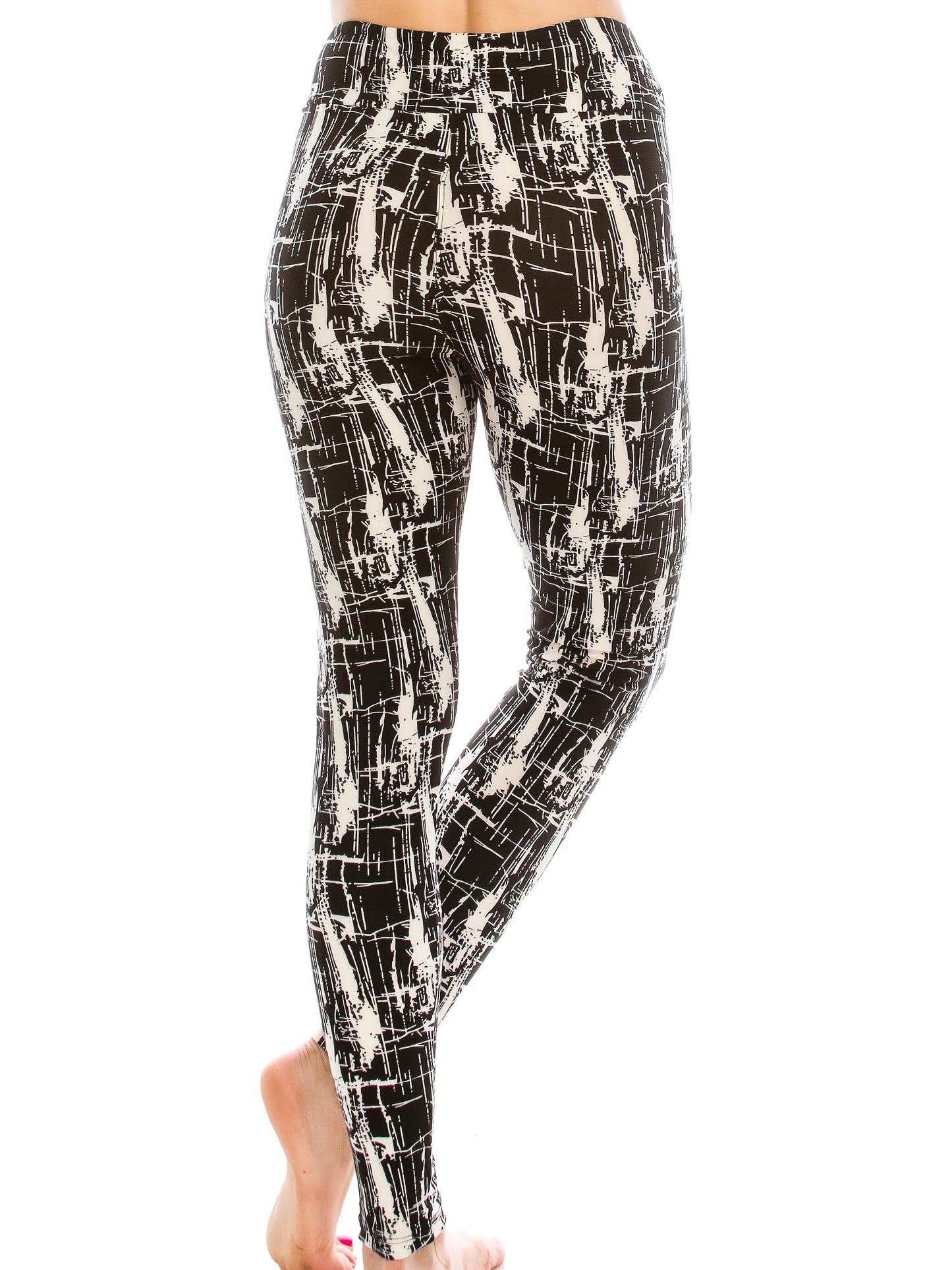 Fashion Printed Leggings For Women No See Through High Stretch Super Soft Leggings Regular