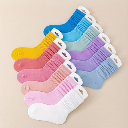 Kids' Solid Color Baby & Kids Socks - 10-Pair Pack