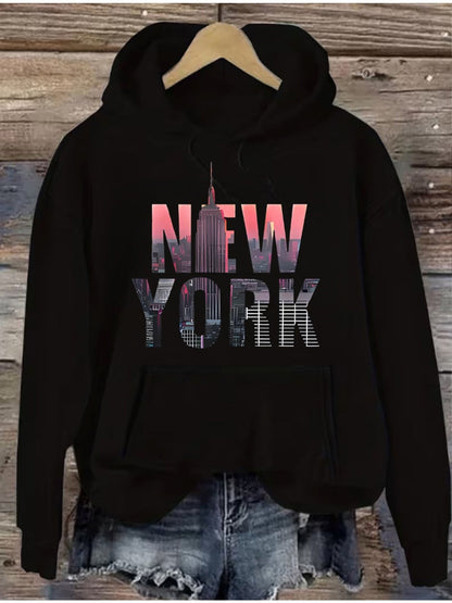 women's hoodie Sweater - Holiday Party Outfit - Soft Everyday Fall Tops - Machine Washable Casual Pullover sweatshirt