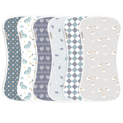 Baby Burp Cloth Set - Soft Absorbent Multipack Style 0517