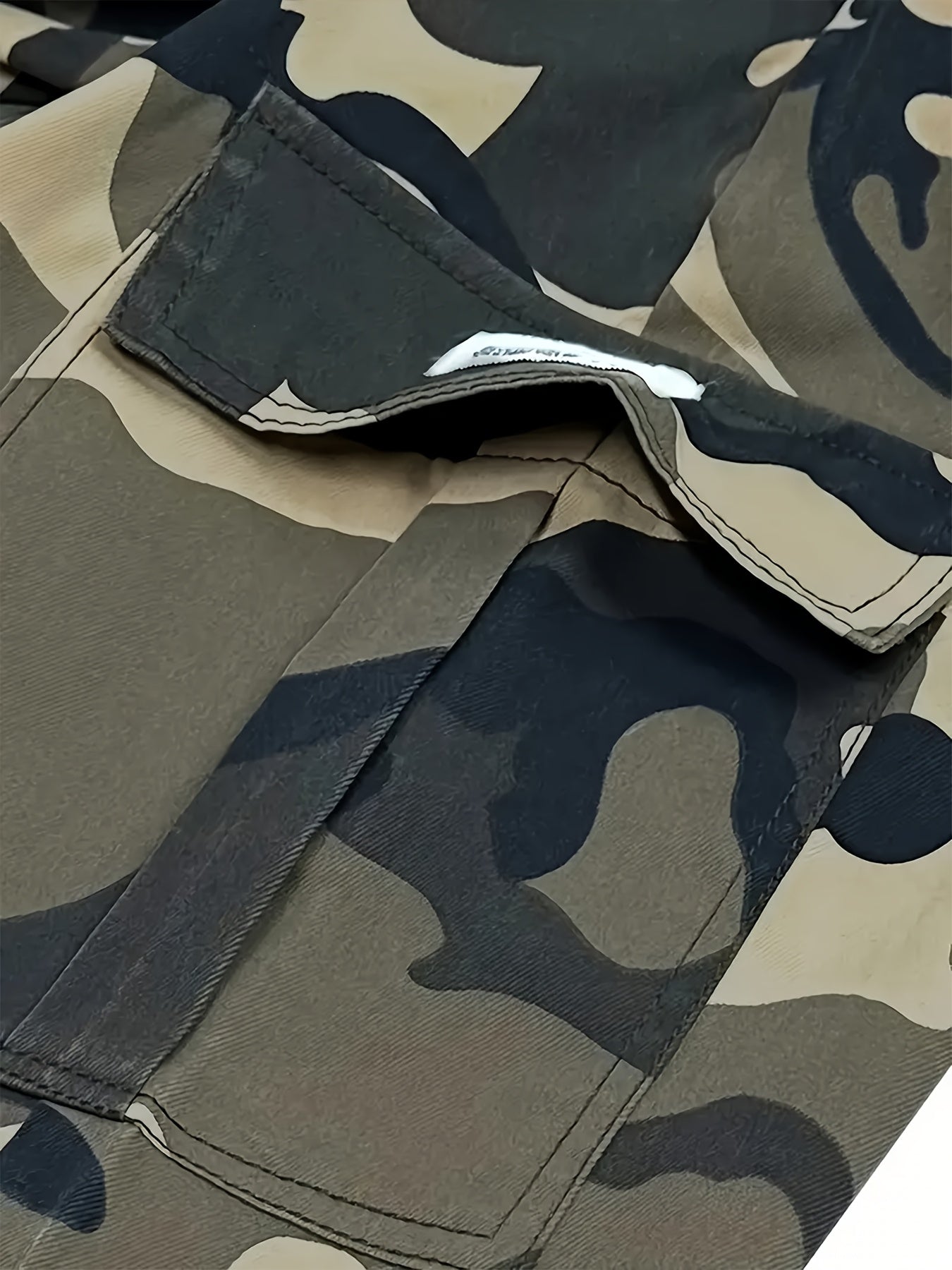 3pcs Set, Men's Fashionable and High-end Versatile Shorts, Loose Camouflage Seven Quarter Shorts, This Shorts Is the Perfect Choice as a Gift