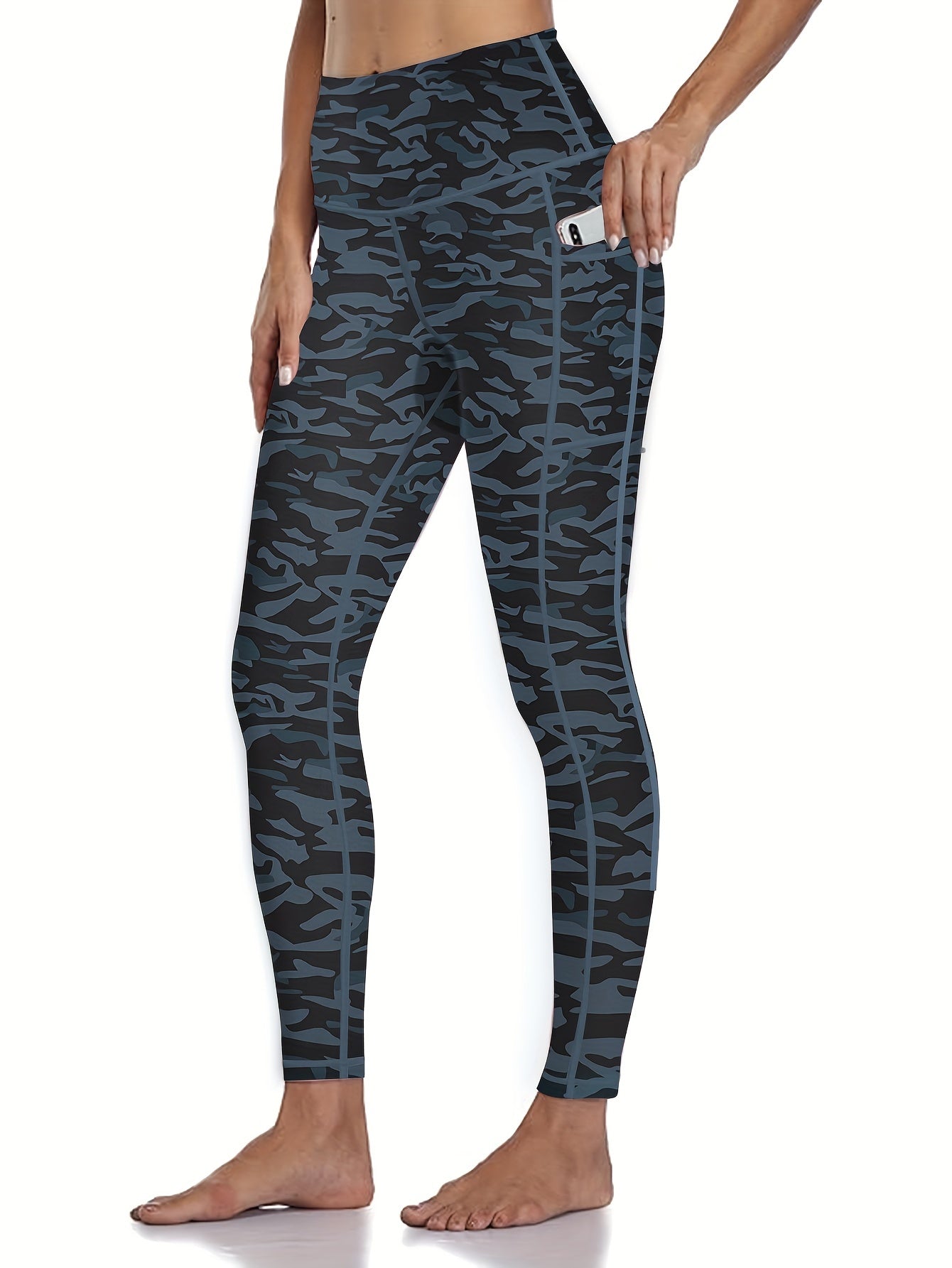 2026 5-Pack Plus Size Sports Leggings For Women, High-Waisted Cropped Yoga Pants With Pockets, Fitness Running Compression Tights, Game Day Fan Gear for Football and All Fans
