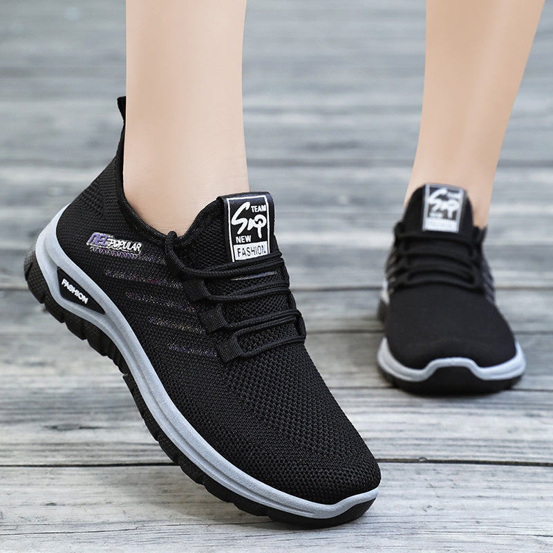 Women'S Sneakers, Women'S Mesh, One Foot Casual Shoes, Women'S Running Shoes, Lace Up Breathable Mesh, Casual Daily Wear