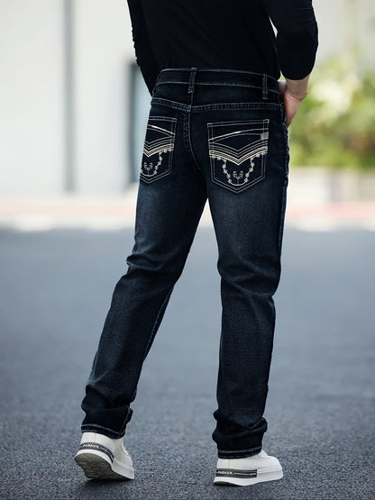 Fashion Slim Stretch Men's Jeans - Comfortable And Versatile Men's Jeans That Can Be Worn In All Seasons