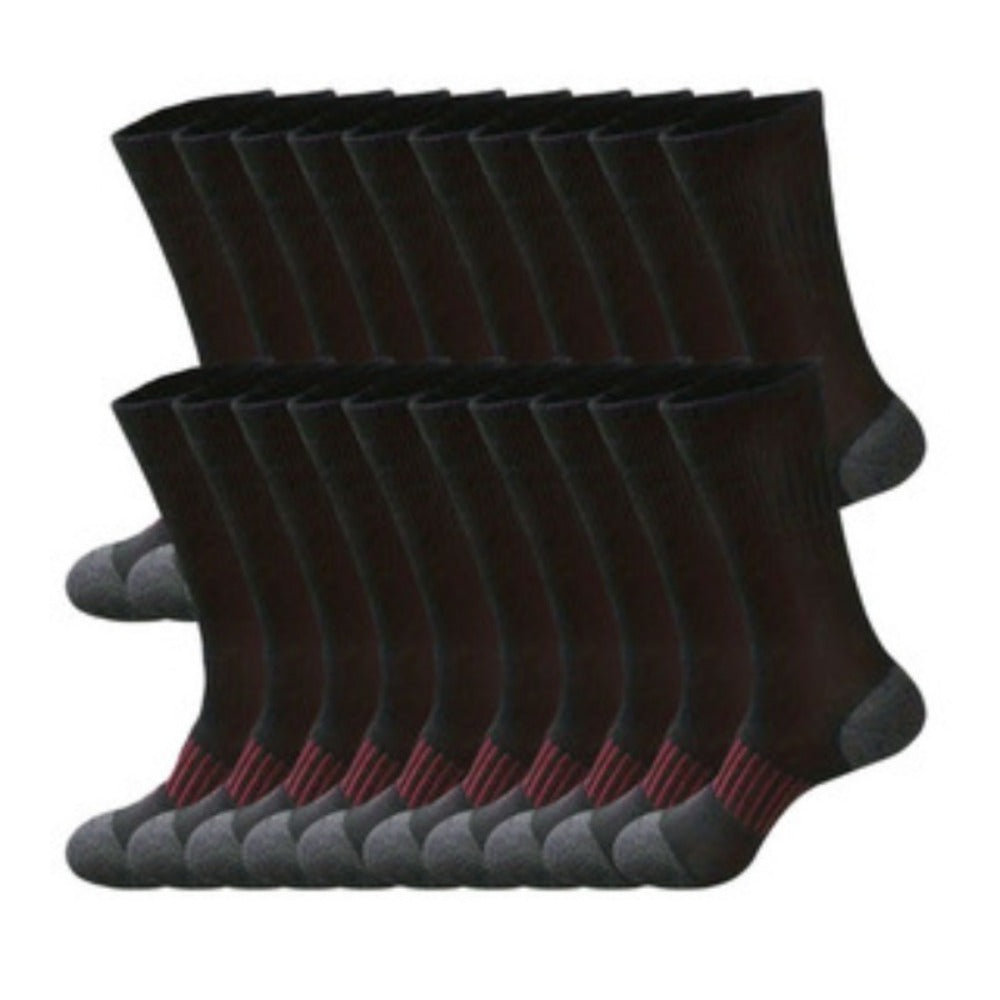 Men's Thermal Crew Socks - 40-Pair Pack