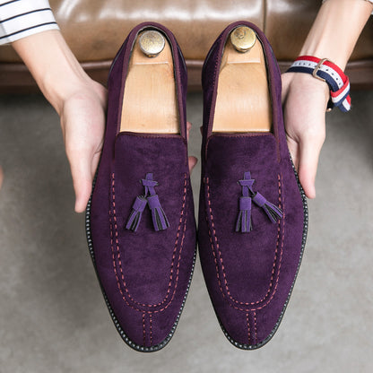 Men'S Slip-On/Lace-Up Casual Shoes - EVA/ Upper & /Rubber Sole, Mid-Top Comfortable Design with Decorative Tassel