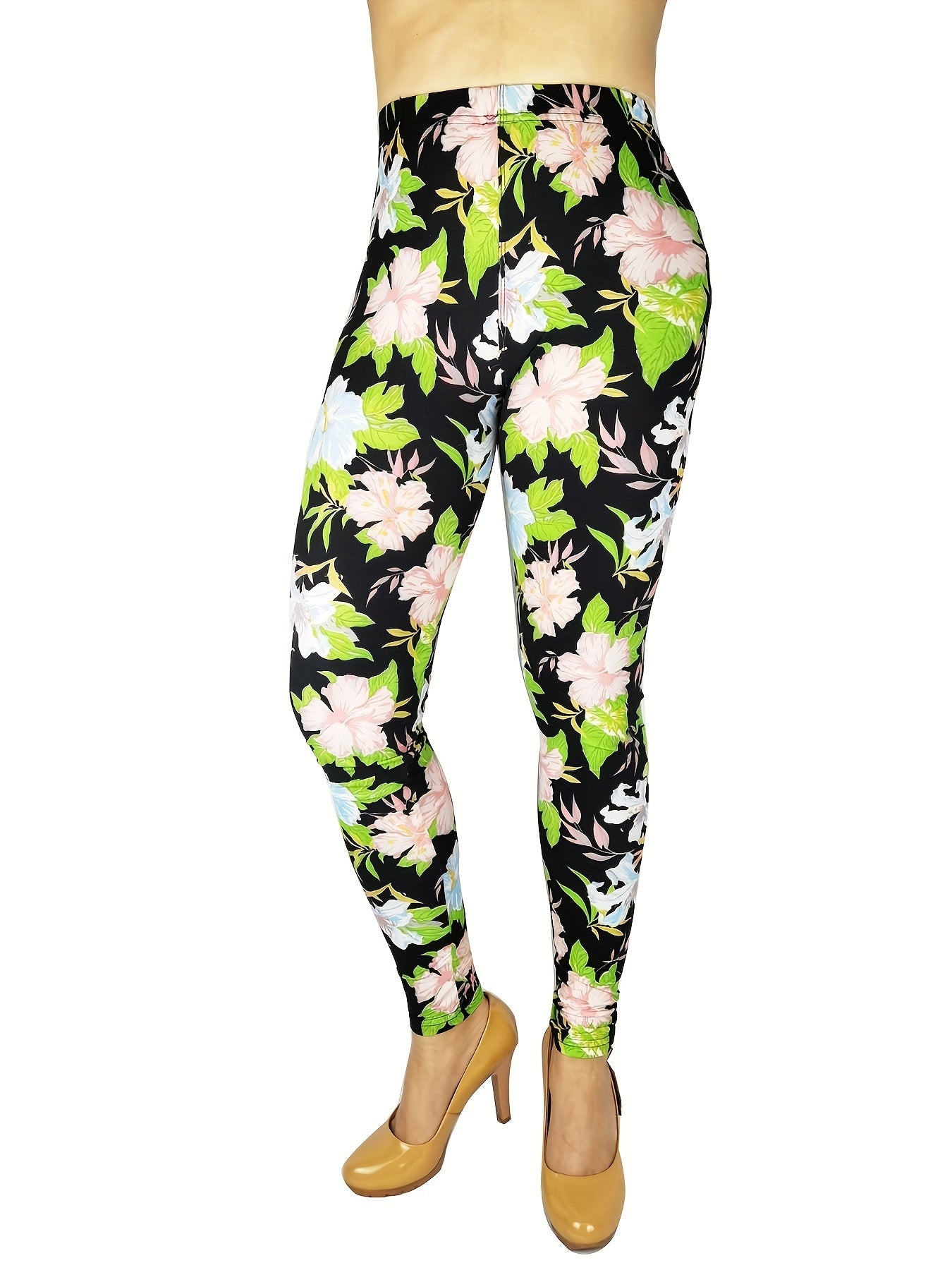 The Leggings Women's Fashion Printed Fashion Leggings Regular Workout