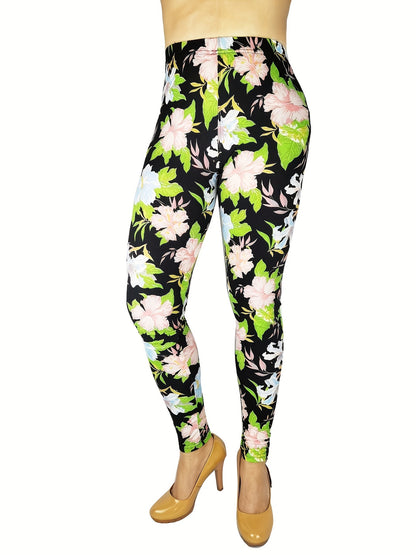 The Leggings Women's Fashion Printed Fashion Leggings Regular Workout