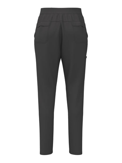 PandaFlex modern neck in Four-Way Stretch Fashion Scrubs Set V-Neck Short Sleeve Scrub Top & Straight Leg Cargo Pants for Nurses with zipper pockets 3372