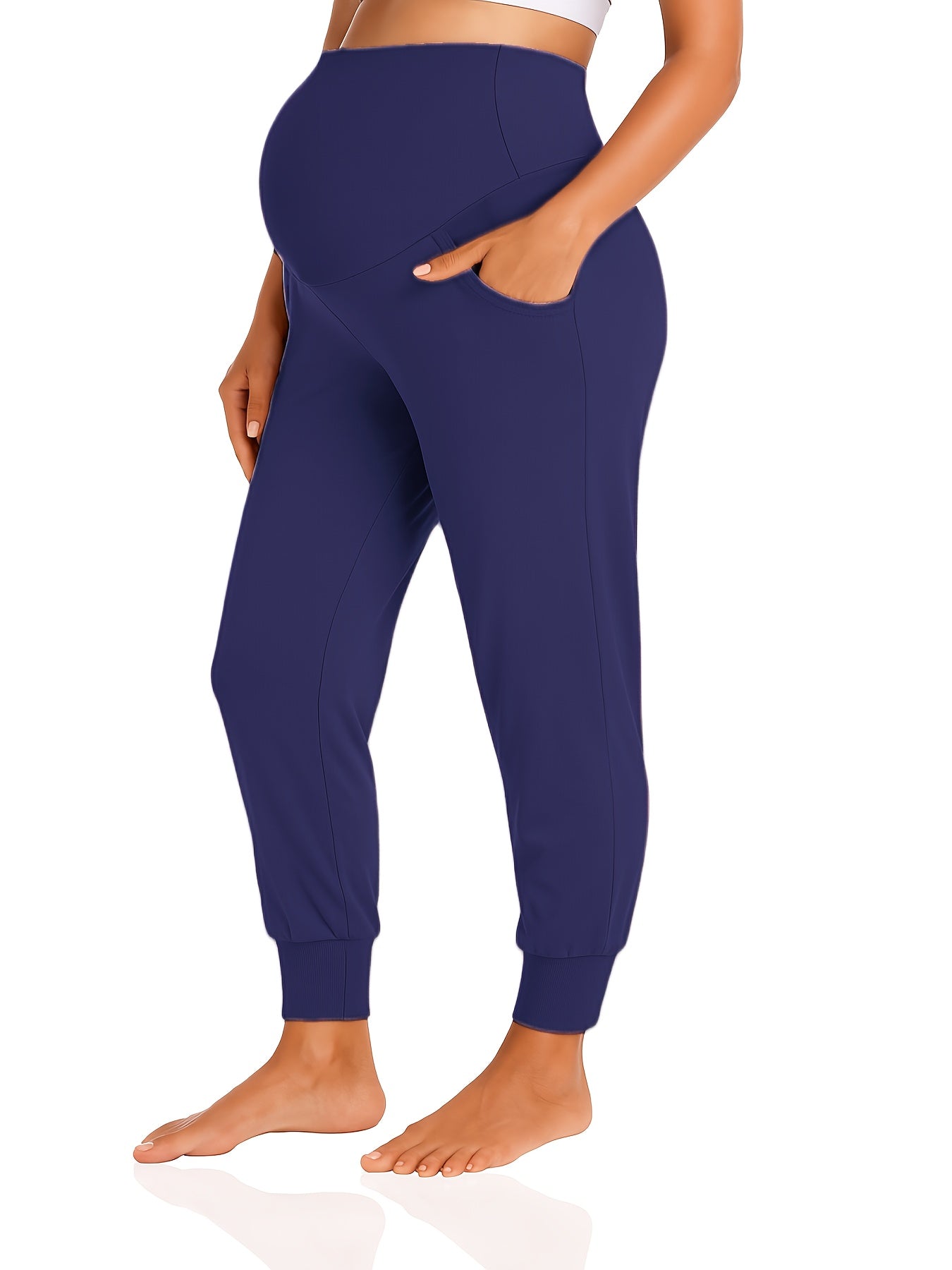 Maternity Women'S Casual Pants Stretchy Comfortable Lounge Pants