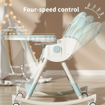 Convertible Baby High Chair - Adjustable Dining Rocker
