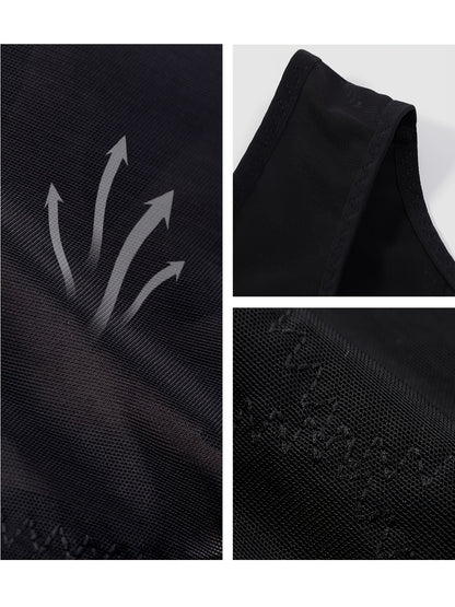 Arjen Kroos 2/3pcs Men's Compression Shirts - Tummy Control Workout Tank Tops, Athletic Base Layer Sleeveless Body Shaper Undershirts for Gym,Gynecomastia Shirt for Men,Waist Trainer Vest Muscle Shirt Faja Para Hombre