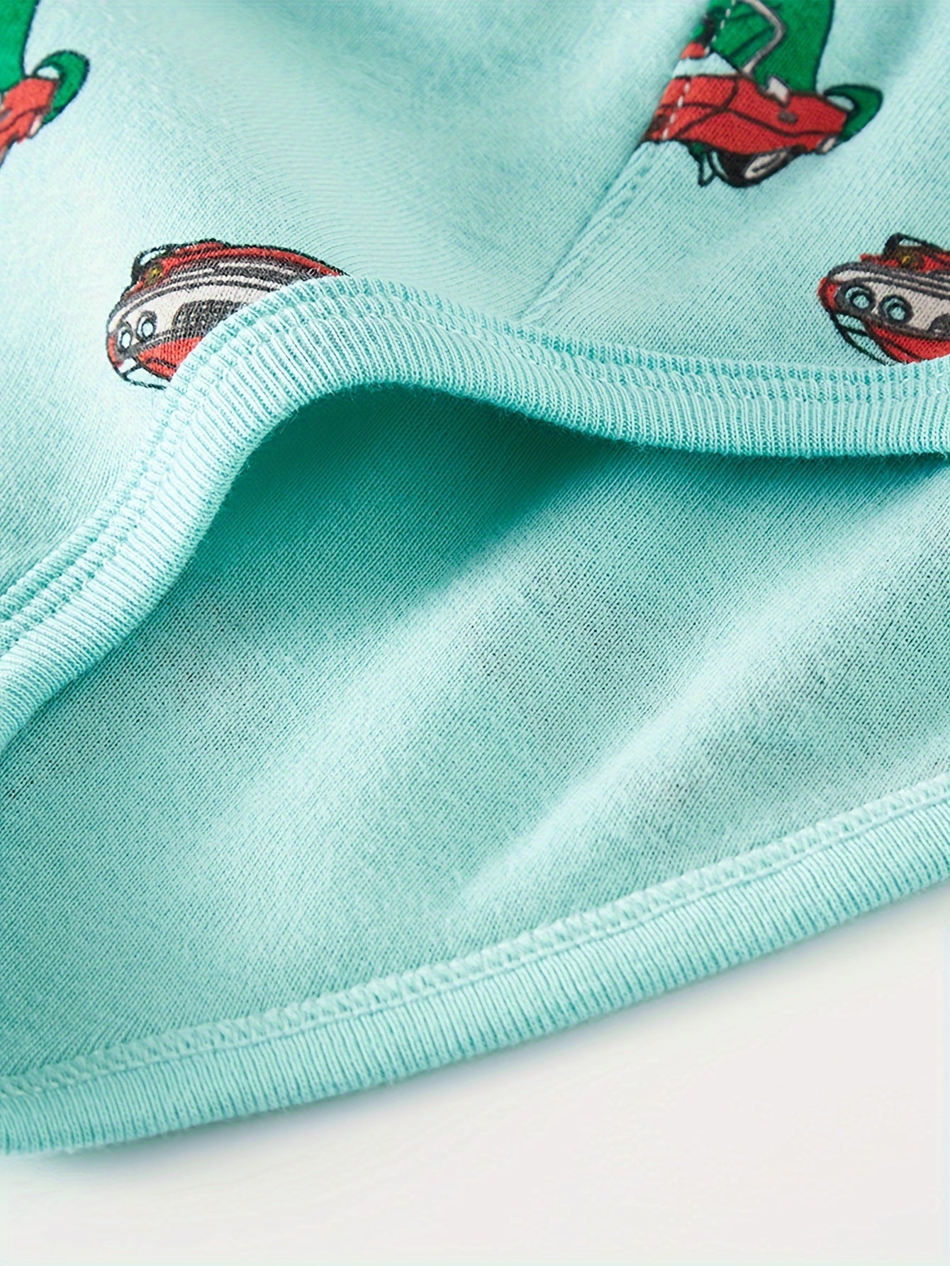 6-pack Boys' Triangle Underwear With Various Dinosaur Elements, Breathable And Comfortable Front Opening Design