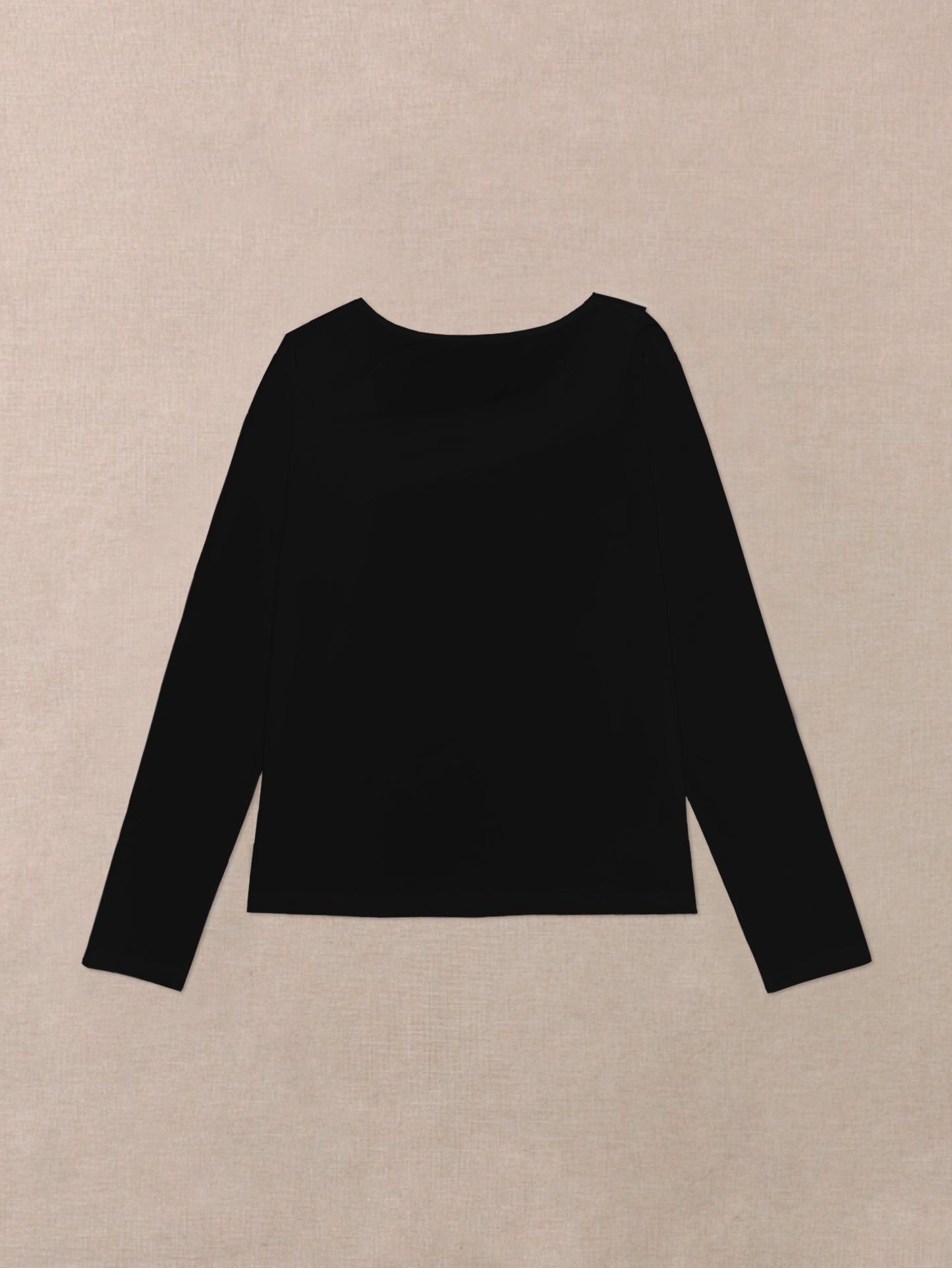 Women'S Fashion Casual Asymmetrical Long Sleeve Top