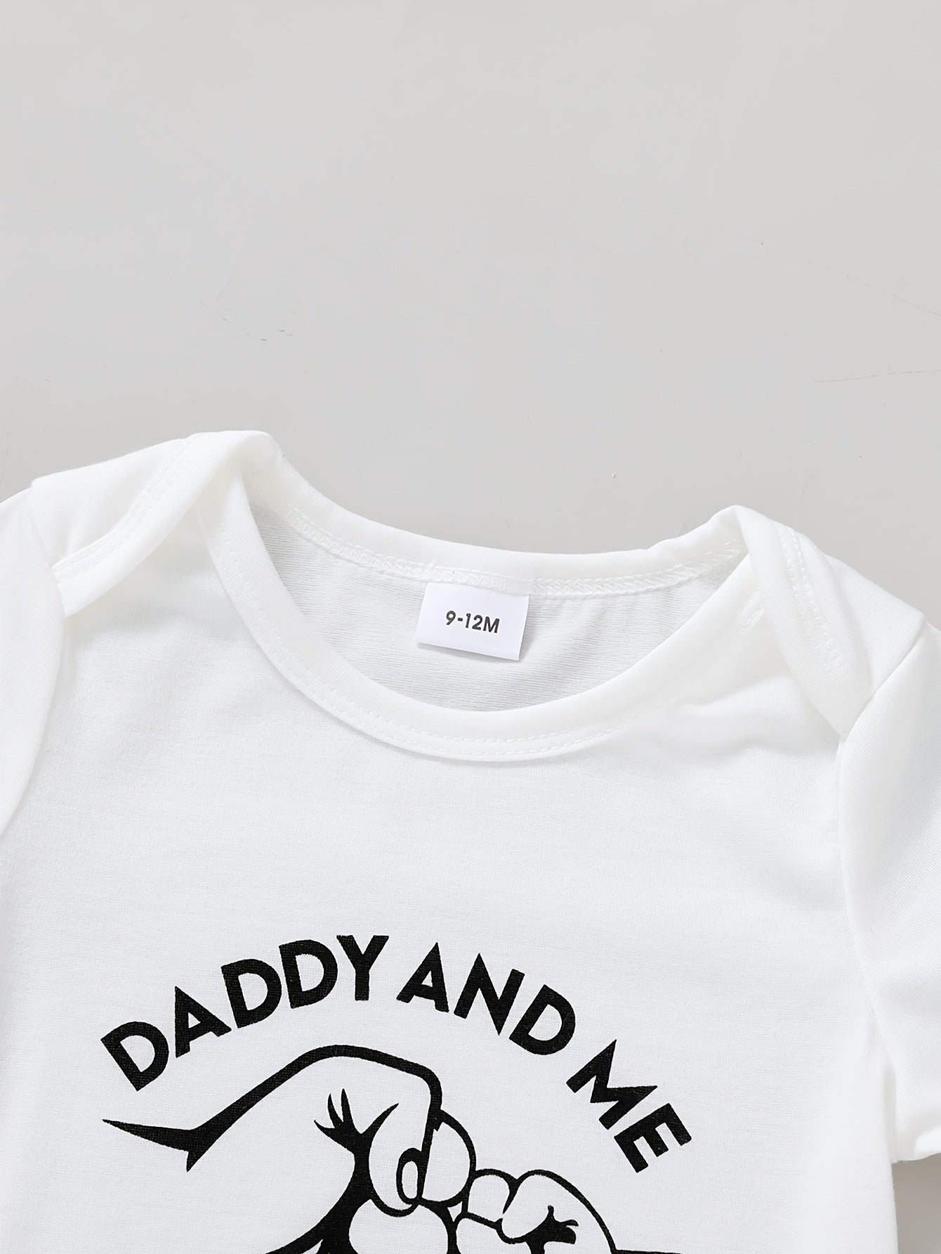 3pcs Cute Baby Boy Soft, Comfortable, Breathable Letter And Gesture Pattern Jumpsuit And Letter Slogan Front Tie Pants with Hat Suitable for Casual Daily Vacation Parties, Perfect for Outdoor