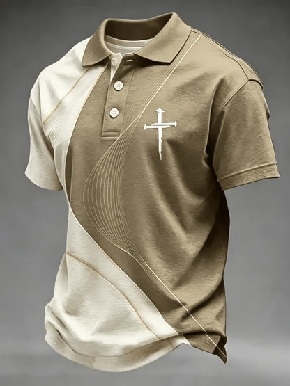 Men's Faith Graphic Shirt - Collared Short Sleeve 688037
