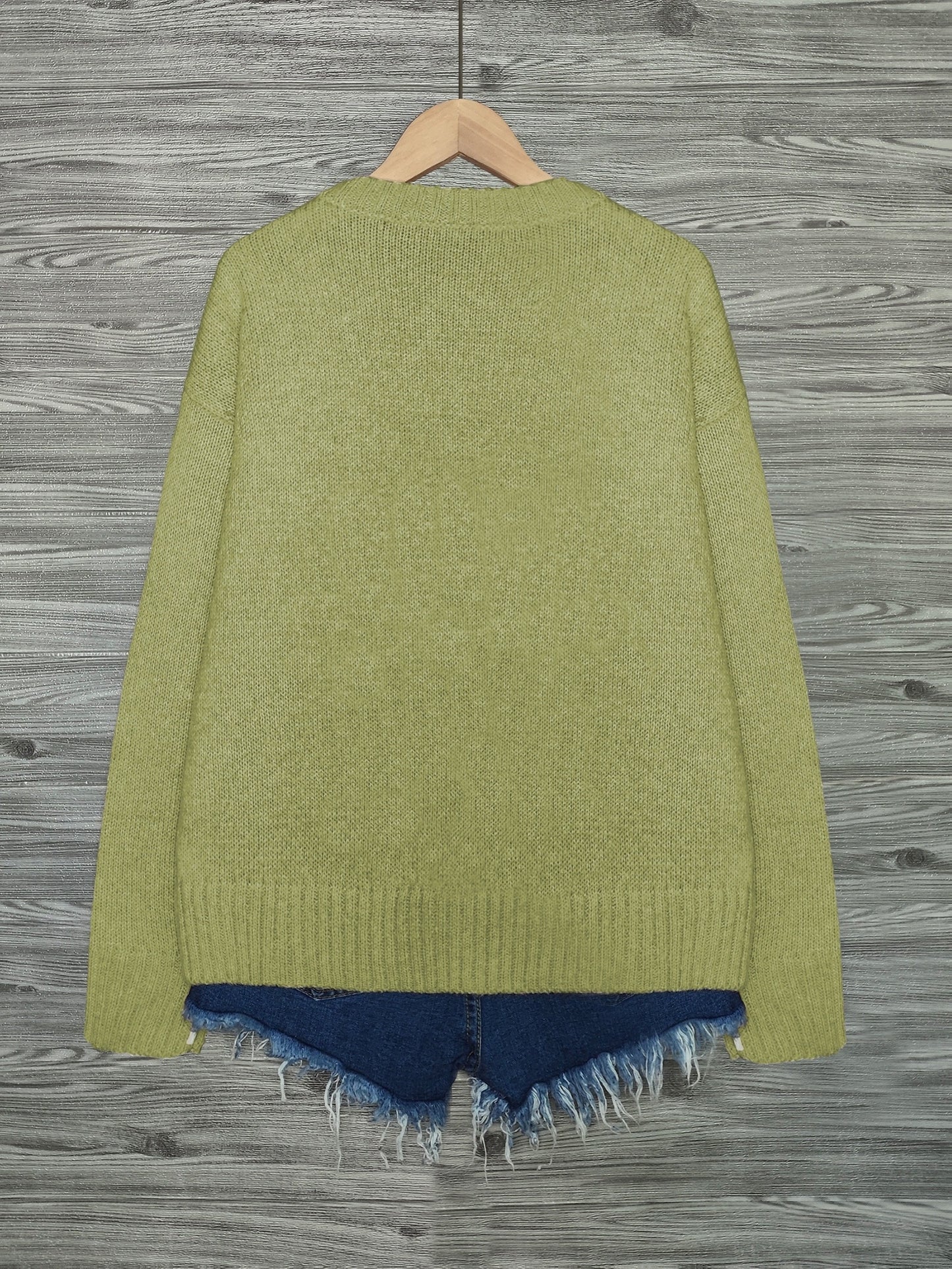 [Cozy Cat Sweater] Cozy Cable Sweater with Playful Cat Print | Women'S Beige & Brown, Loose Fit, Long Sleeve, Round Neck, Casual Spring And Autumn Top Ropa De Mujer Promotion Local Warehouse Discount