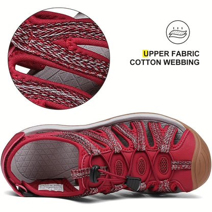 Women's Closed Toe Hiking Sandals Walking Water Sandal Comfort Athletic Sport Outdoor Sandals Casual Sports Sandals