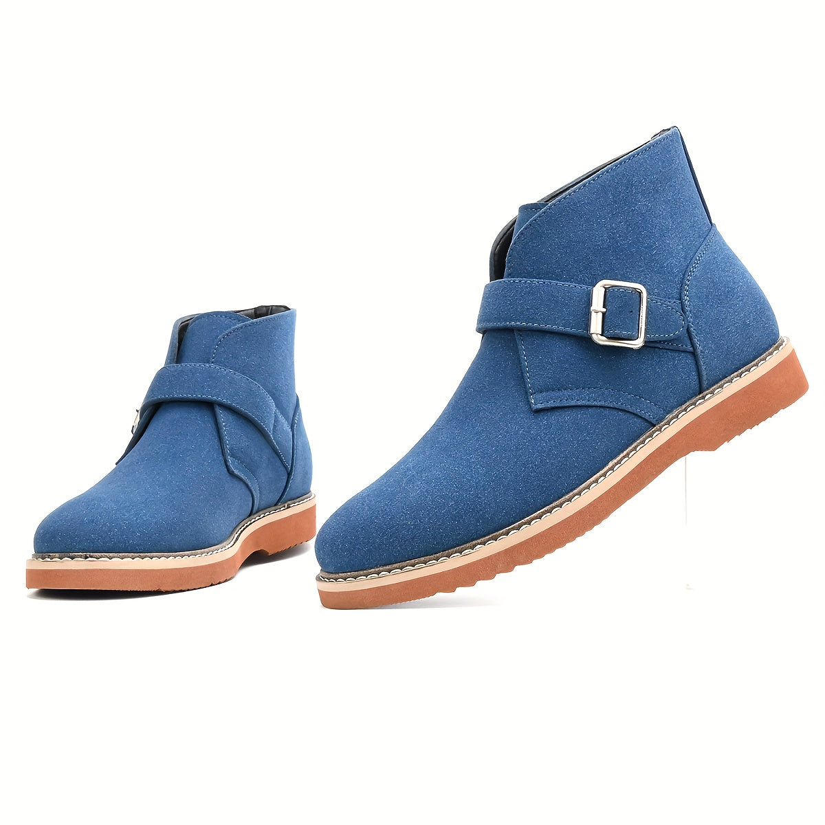 Men's Chukka Boots Casual Hiking Boot for Men with Fashion Buckles