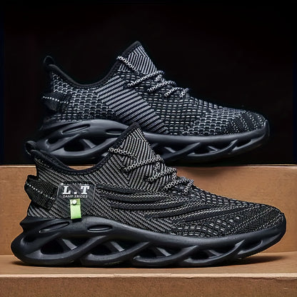 Men's Lightweight Breathable Sneakers - Non-Slip Sneakers Suitable for Running, Walking, Training & Gym - Low-Top - Sports Shoes with Cushioning & Neutral Arch (LT2206) - Ideal for, Casual Wear