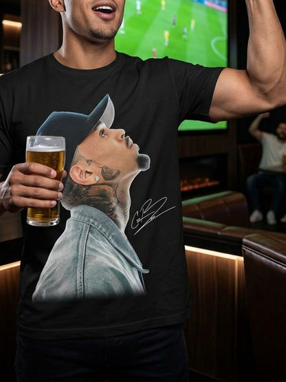 Men's Graphic T-Shirt - Round Neck Short Sleeve Everyday Style 425381