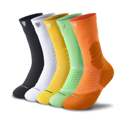 Men's Athletic Compression Socks - 5-Pair Pack