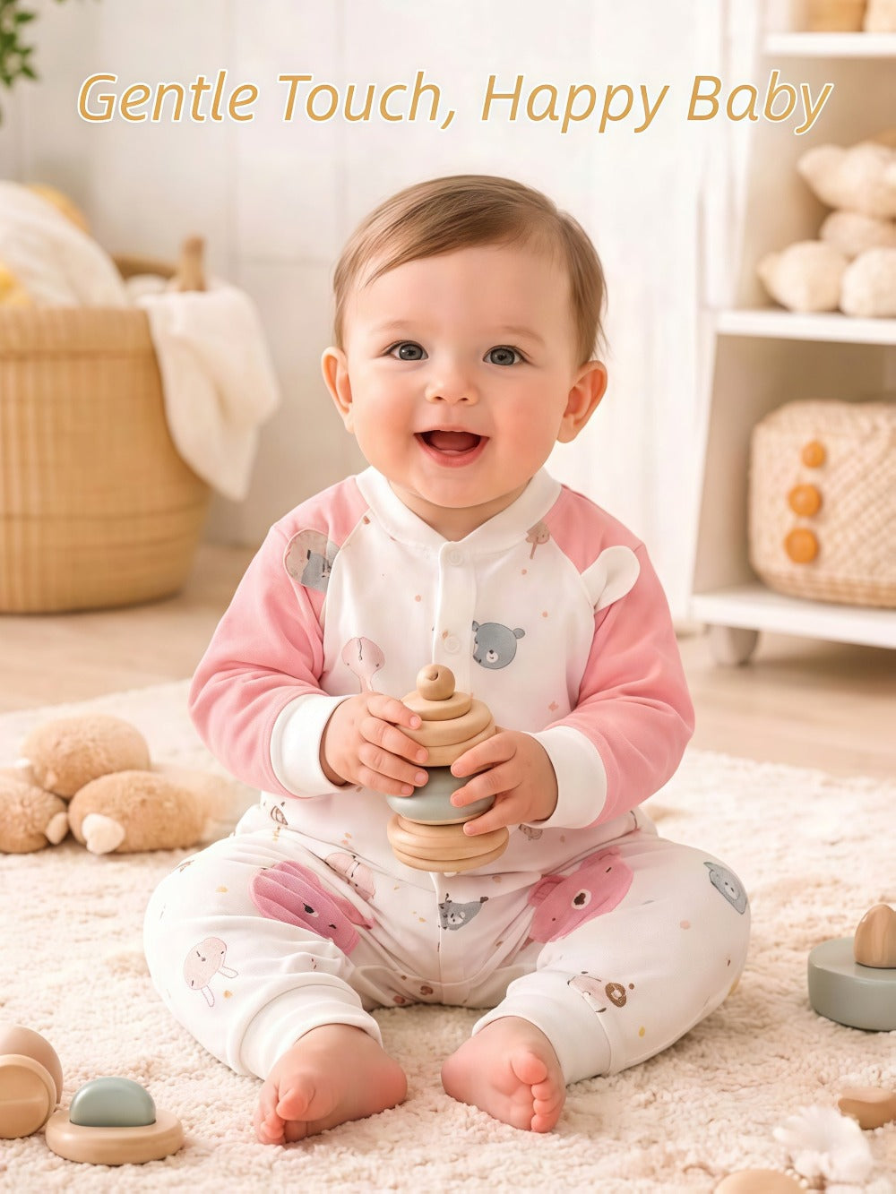 Baby Girls Outfit Set - 22-Piece Long Sleeve