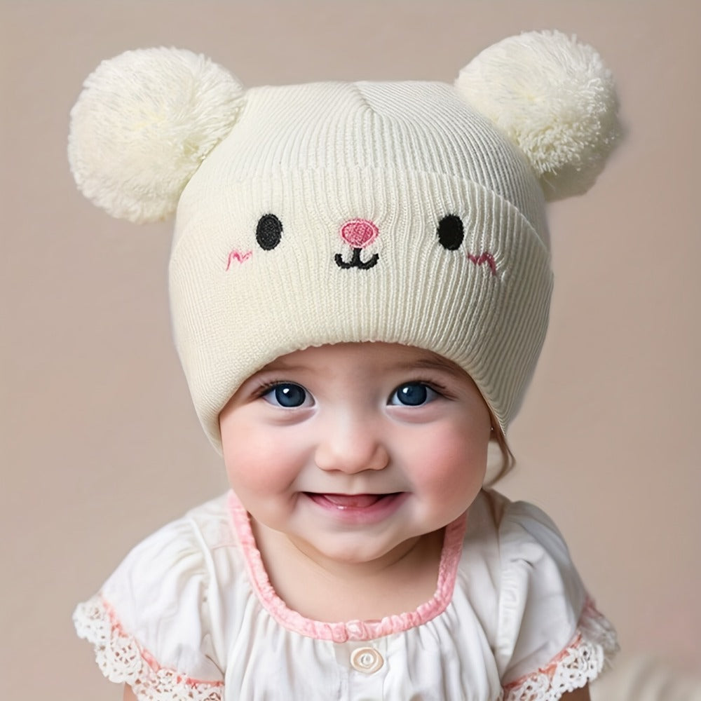 Kids' Cute Print Beanie - 3-Piece Pack