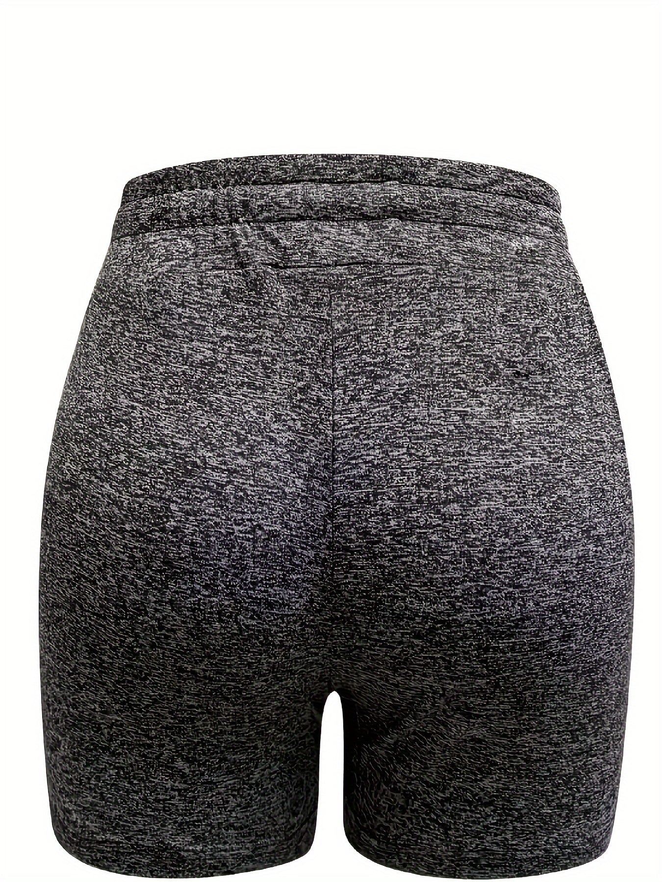 Women's Camping Life Pattern Printed Drawstring Shorts- Lightweight Elastic Polyester Blend Casual Shorts Suitable for Outdoor Adventures and Casual Wear, All-Season Machine Washable