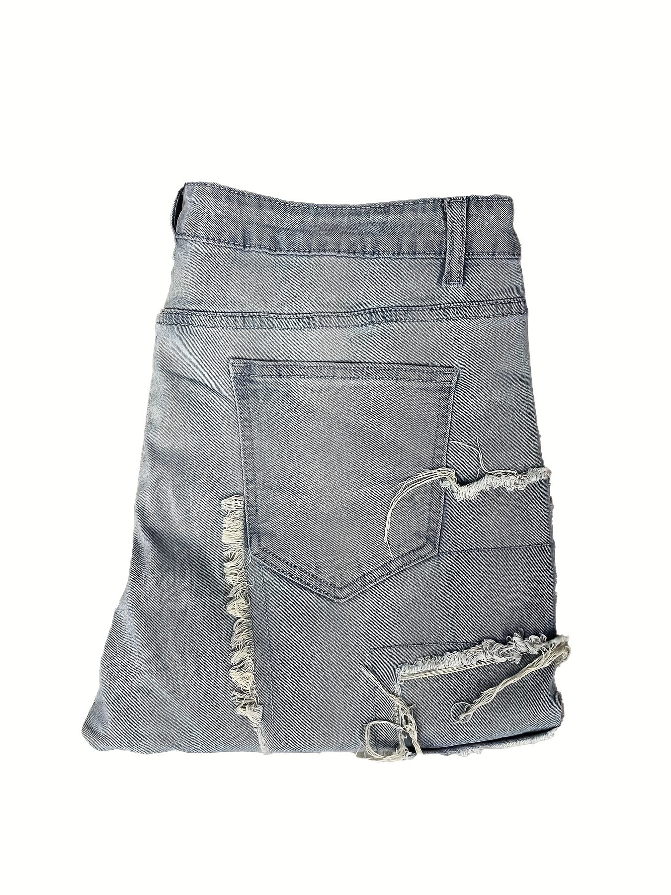 Men's Slim-Fit Stretch Jeans with Fringe Tassel decoration - Hip-Hop Skateboard Style Straight Pants, Washed Denomination for all- Wear (Machine Washable, Urban Streetwear) - Comfortable & Trendy for Skating & Everyday