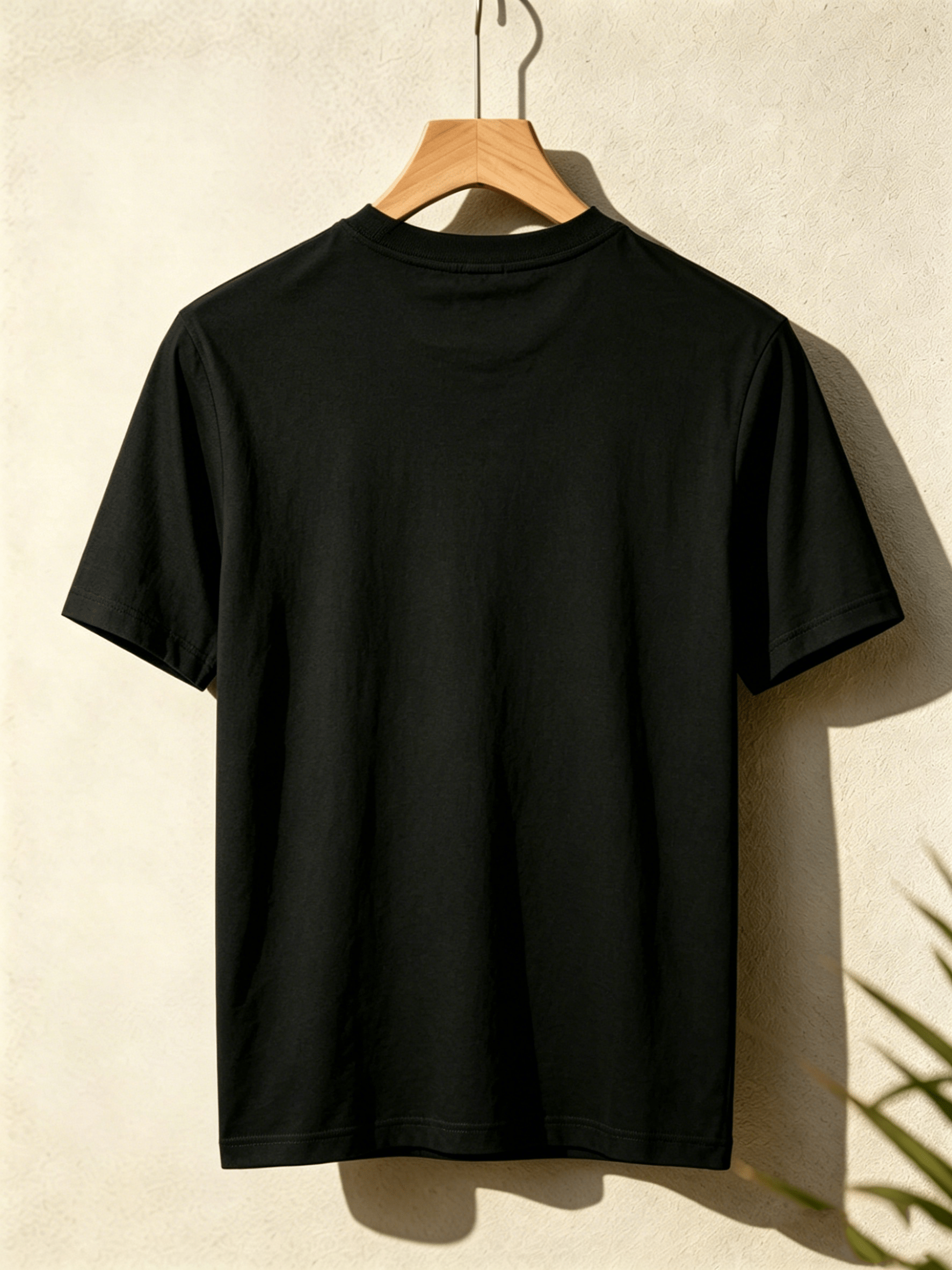 Men's HY01-Black-3pcs V-Neck Slim-Fit T-Shirt - product view 32