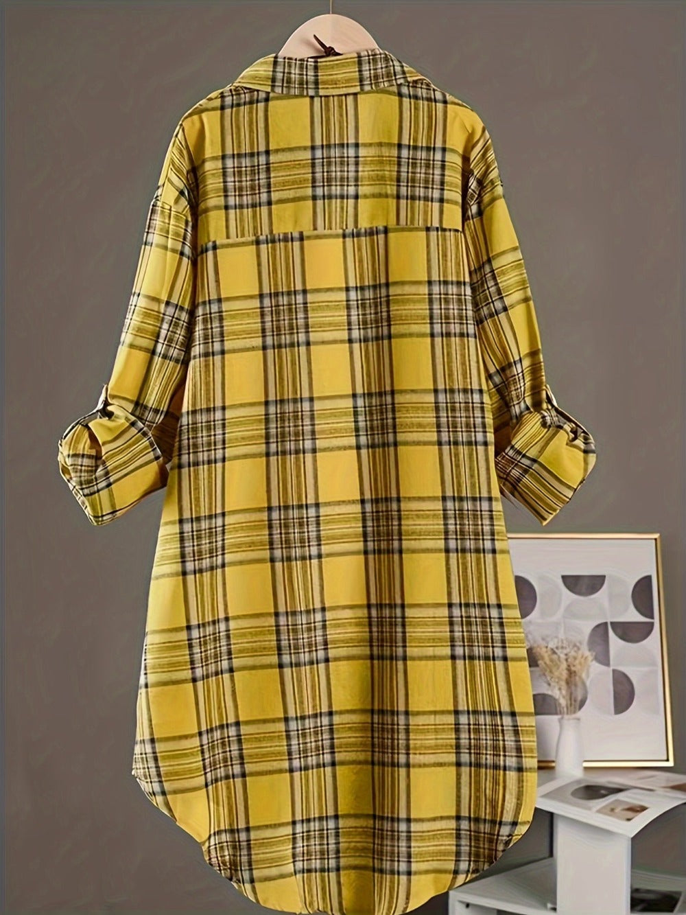 Unisex's Plaid Shirt - Long Sleeve 209253