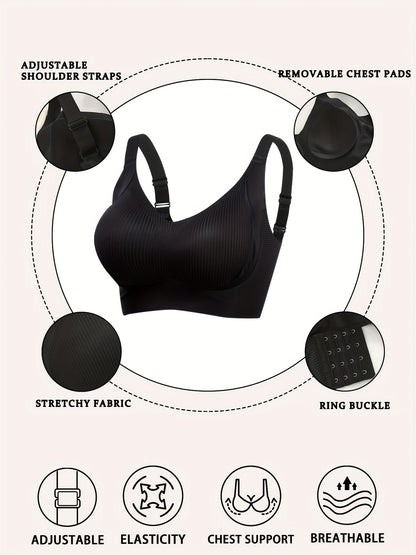 Women's Black T-Shirt - product view 11