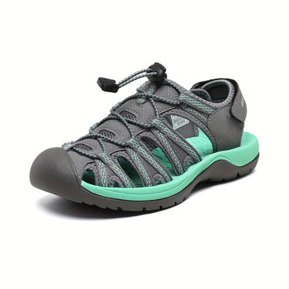 Women Sport Sandals Flat Sandals Womens Closed Toe Hiking Summer Outdoor Sandals Sport Athletic Sandals for Hiking Walking Water Shoes Adjustable Width Comfortable Sturdy Brand Women Shoes