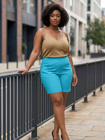 Plus Size - Plus Size - Women'S Plus Size High Waist Shorts